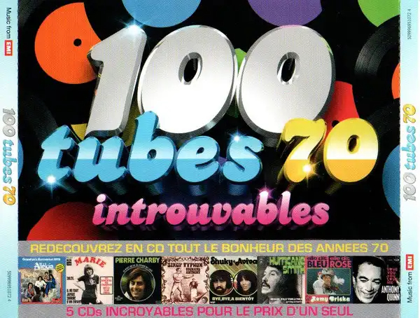 100 tubes 70 introuvables CD3 sur 5