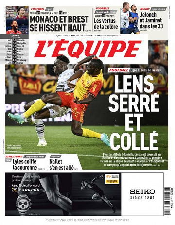 L'equipe - 21 Aout 2023