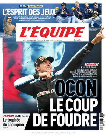 L'equipe du 02 Aout 2021