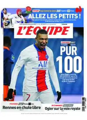 L'equipe du 06 Decembre 2020