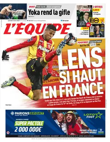 L'equipe du 06 Mars 2021