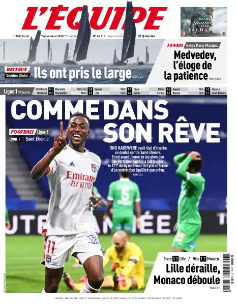 L'equipe du 09 Novembre 2020