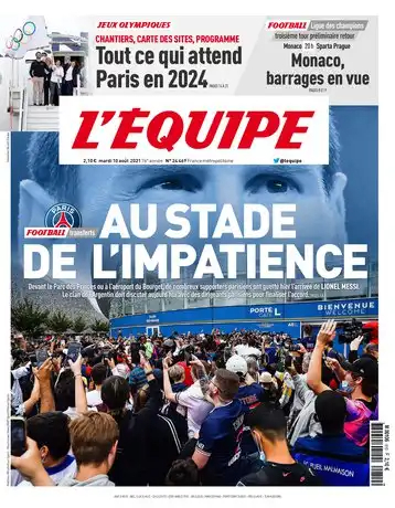 L'equipe du 10 Aout 2021