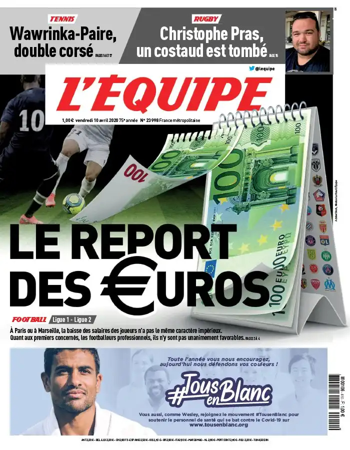 L'equipe du 10 Avril 2020