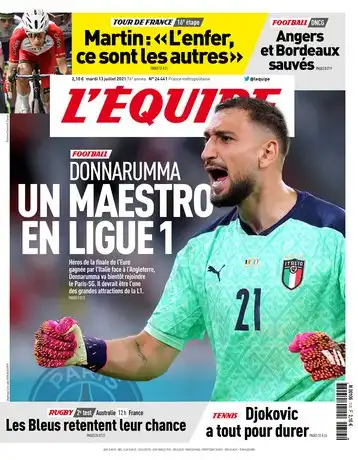 L'equipe du 13 Juillet 2021