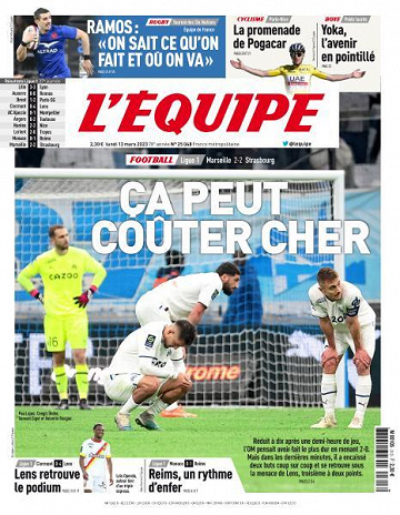 L'equipe du 13 Mars 2023