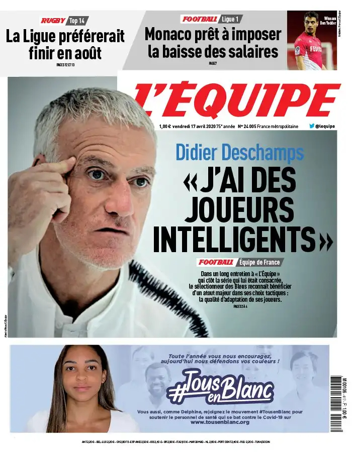 L'equipe du 17 Avril 2020