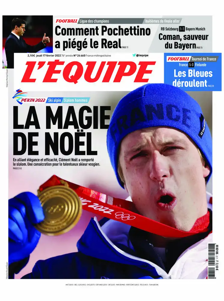 L'equipe du 17 Fevrier 2022