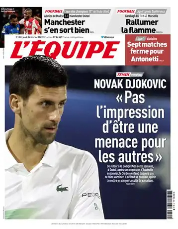 L'equipe du 24 Fevrier 2022