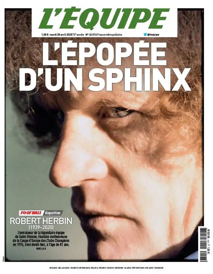 L'equipe du 28 Avril 2020