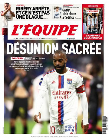 L'equipe du 8 Octobre 2022