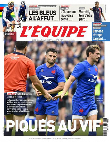 L'equipe du Dimanche 6 Août 2023