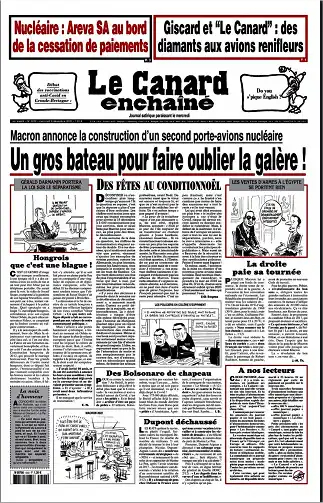 Le Canard Enchaîné - 09 Decembre 2020