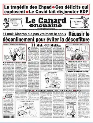 Le Canard Enchaîné N°5188 du mercredi 15 avril 2020