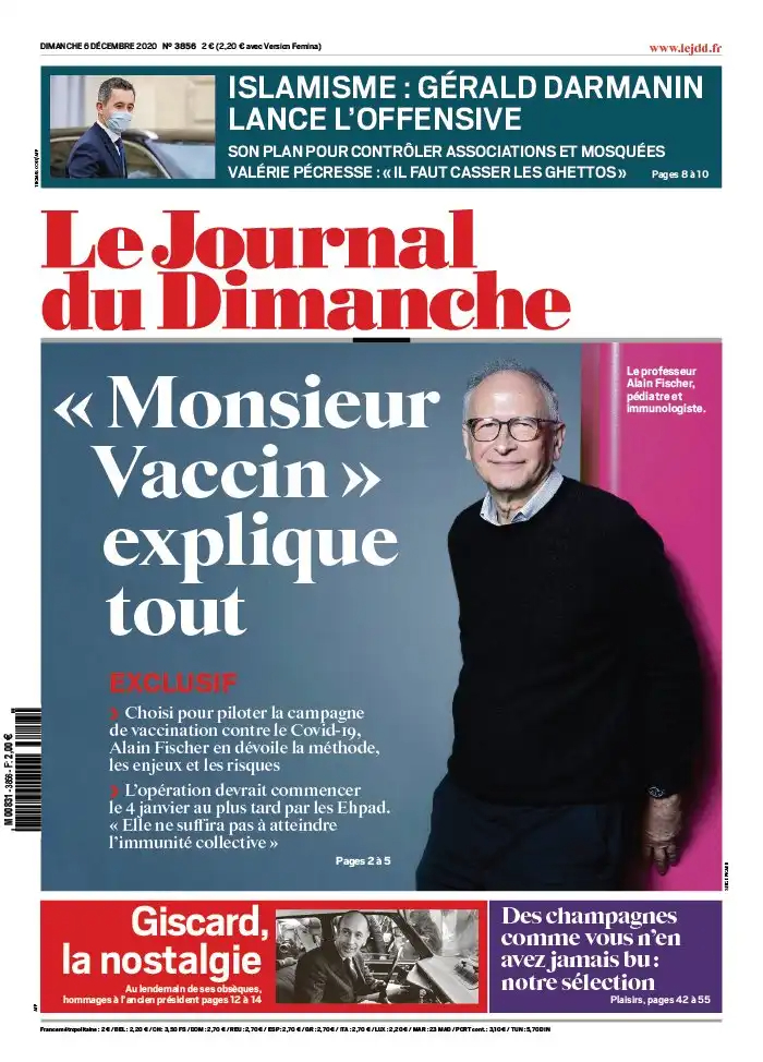 Le Journal du Dimanche - 06 Decembre 2020