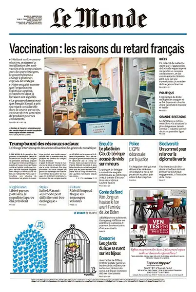 Le Monde du 03 Avril 2022