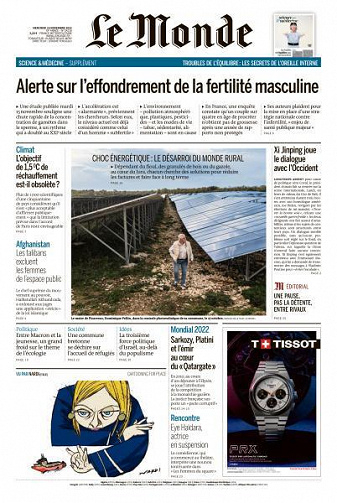 Le Monde du 16 Novembre 2022